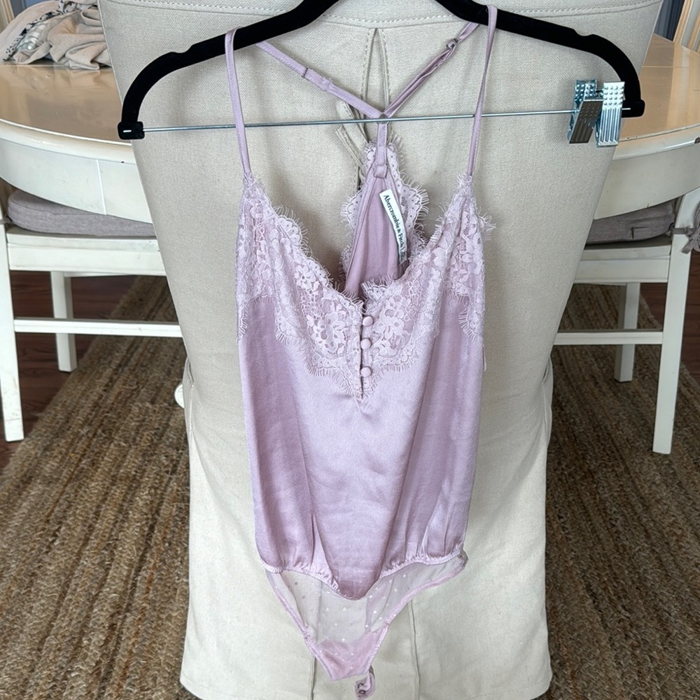 Abercrombie & Fitch Purple Lace Bodysuit
